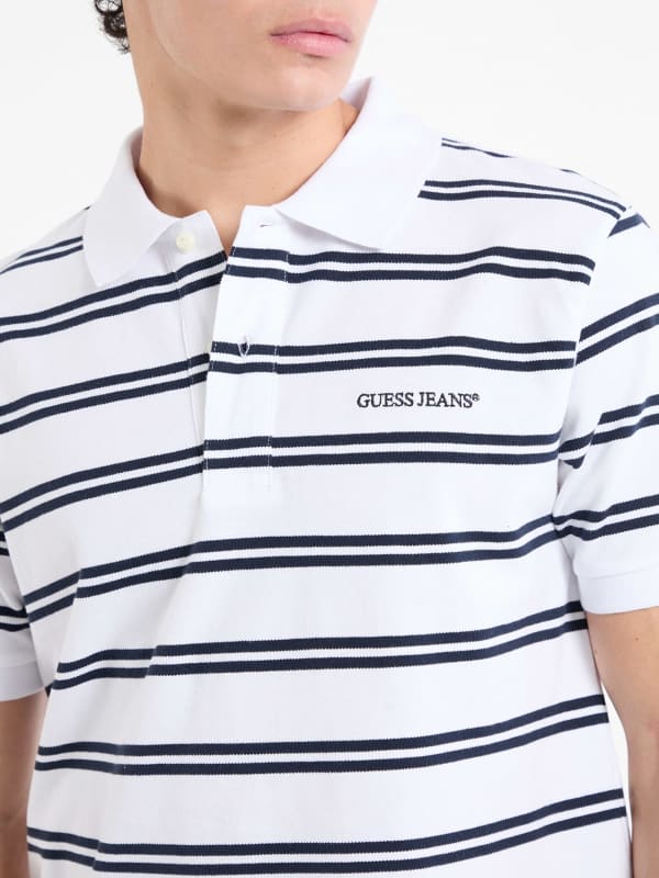 Gestreiftes Poloshirt