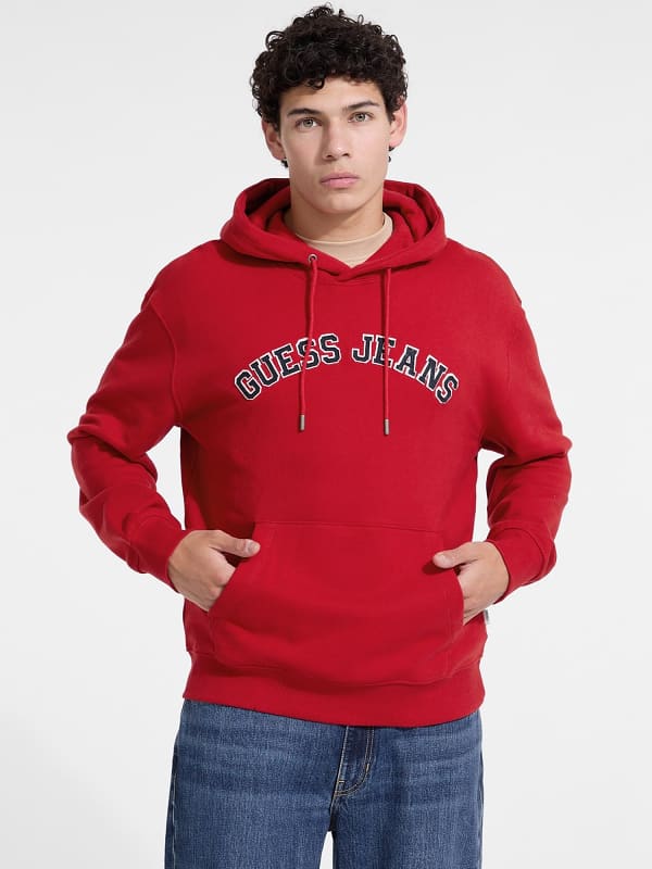 Sweatshirt College-Stil Rundhalsausschnitt