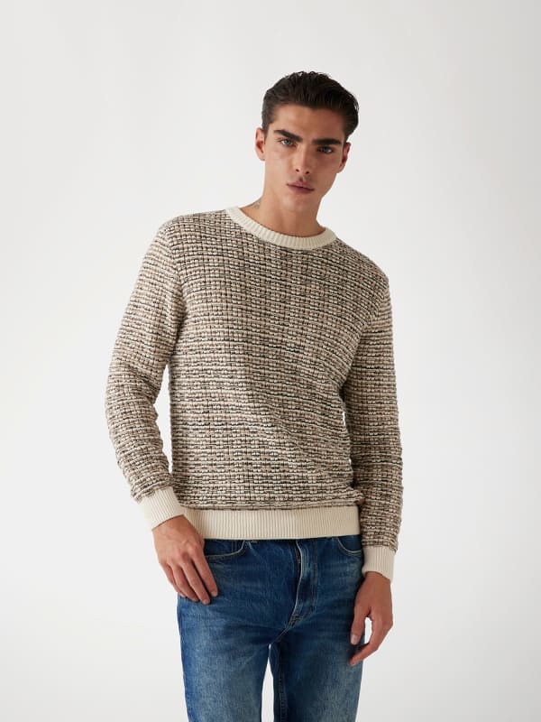Pullover Strukturiertes Strickmuster