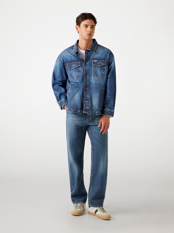  Guess Relaxed Jeans Mit Print 