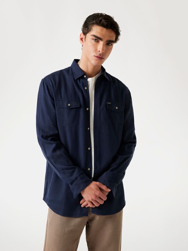 Hemd Regular Fit Lyocell