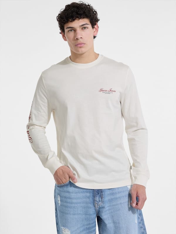 Langärmeliges T-Shirt Print