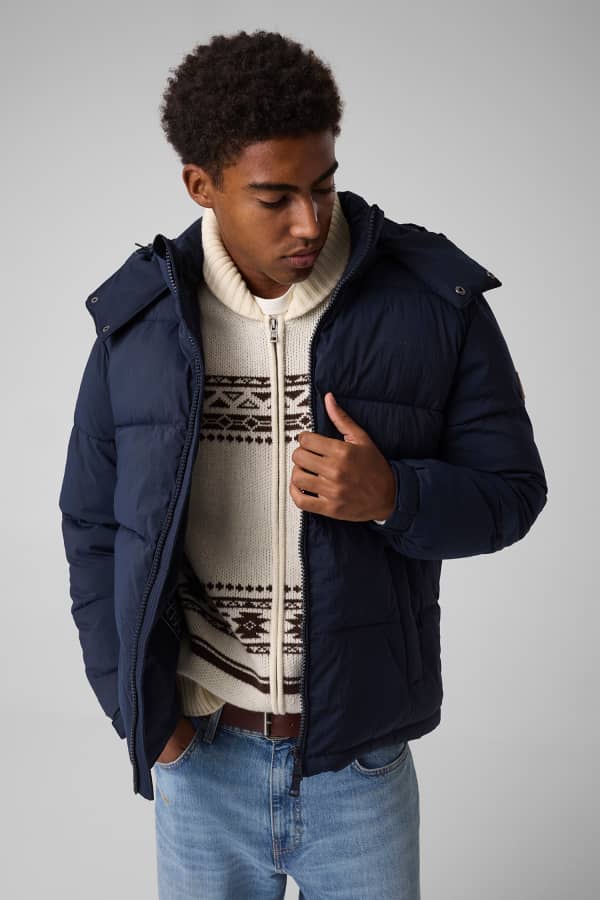 chaqueta acolchada regular