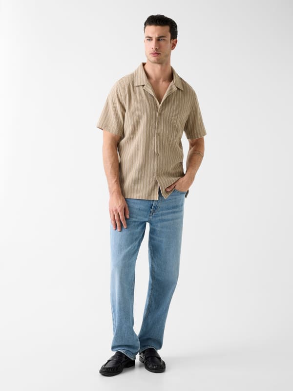  Guess Stricktexturiertes Hemd 