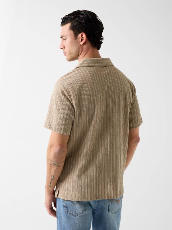  Guess Stricktexturiertes Hemd 