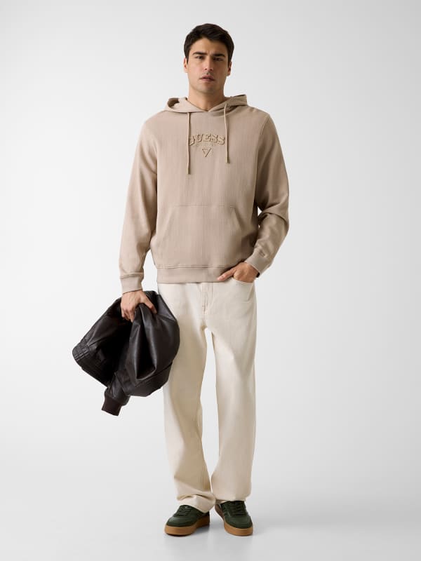  Guess Hooded Logo Sweatshirt 