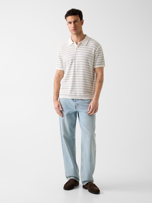  Guess Gestreifter Pullover 