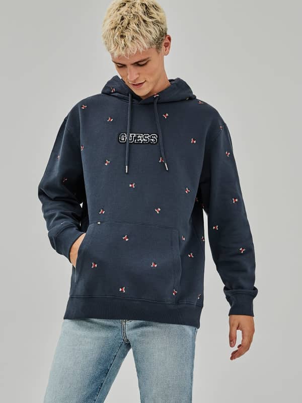 Sweatshirt Mit Kapuze Print Allover