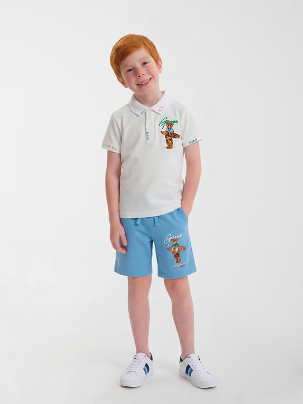  Guess Kids Teddy-bär Poloshirt 
