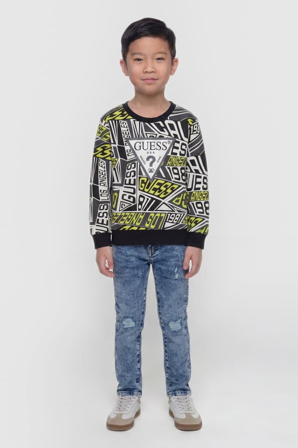  Guess Kids Bedrucktes Sweatshirt 