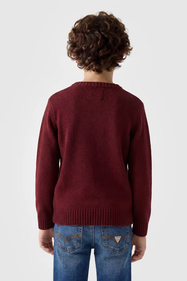  Guess Kids Pullover Mit Gedrucktem Logo 