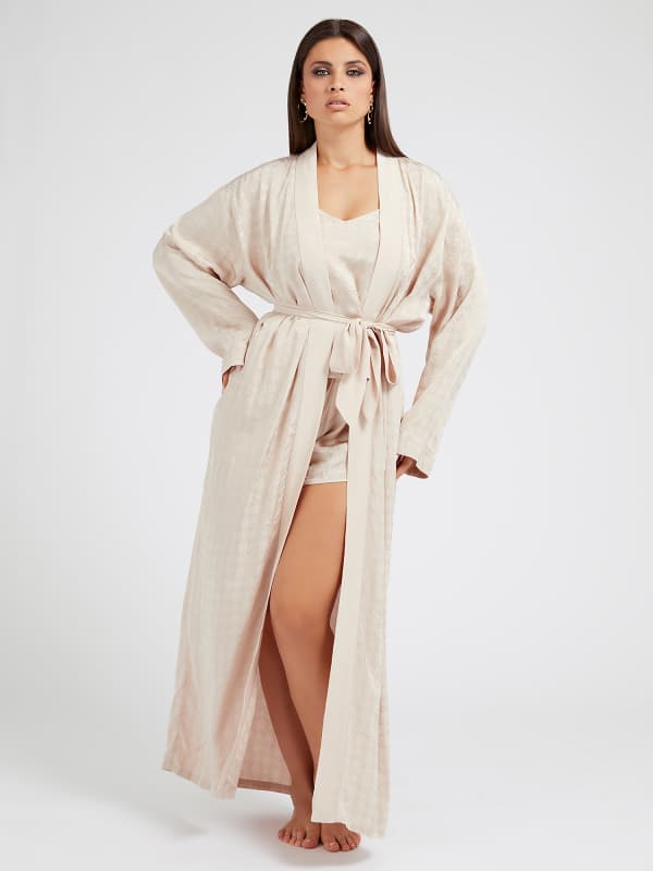 

Домашний Халат С Узором Из Логотипов 4G