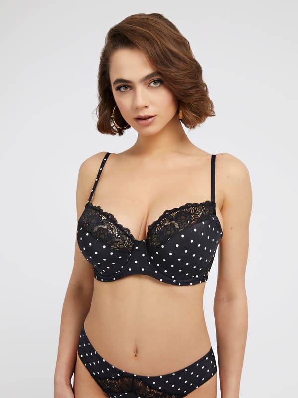 Guess Polka Dots Balconette Bra