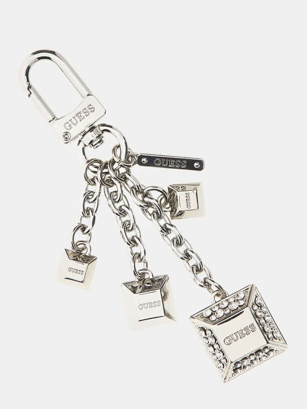 Guess Keyring With Charm Appliques