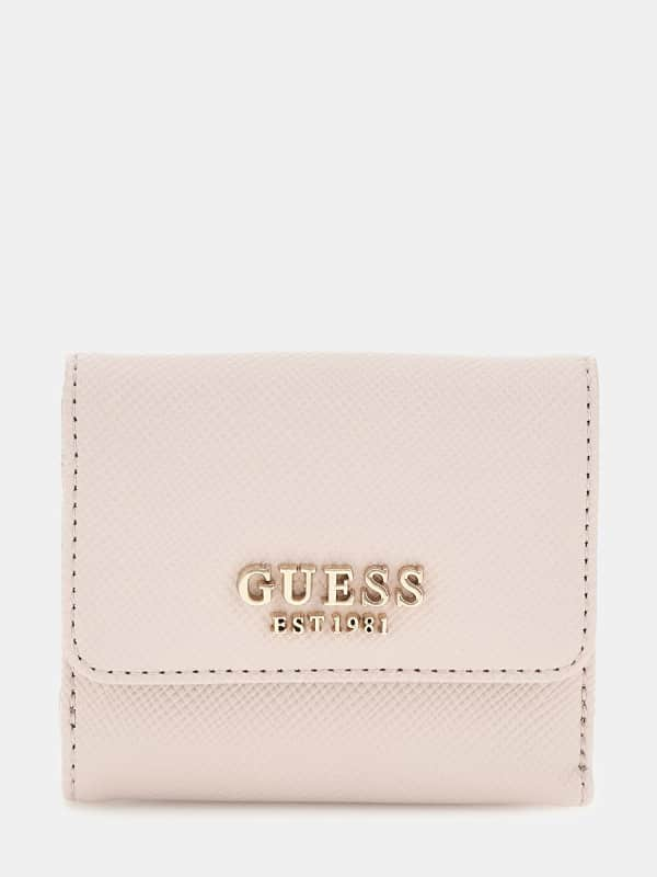 Guess Laurel Saffiano Credit Card Holder