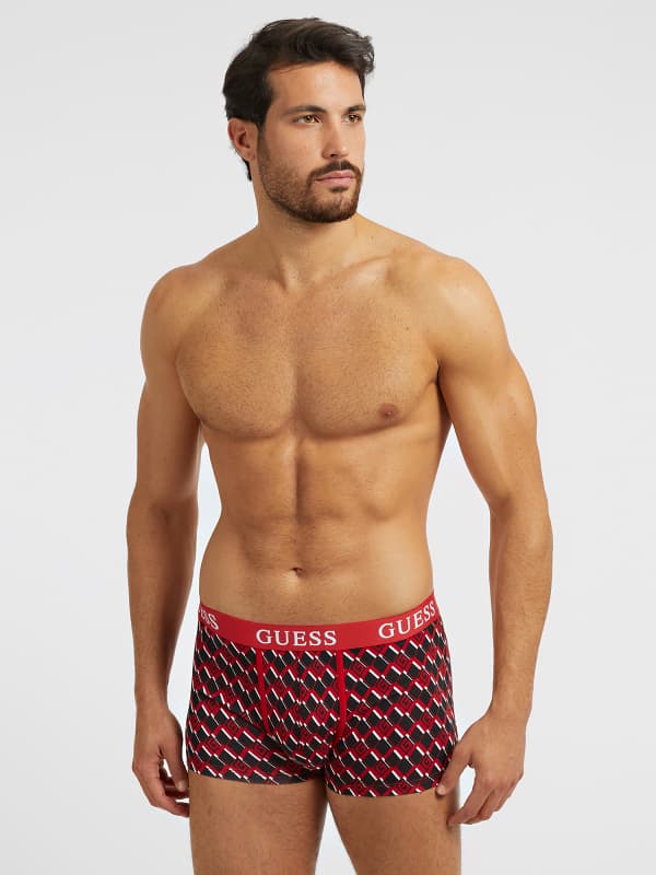 

Набор Из 3 Трусов-Боксеров С Логотипами На Резинке