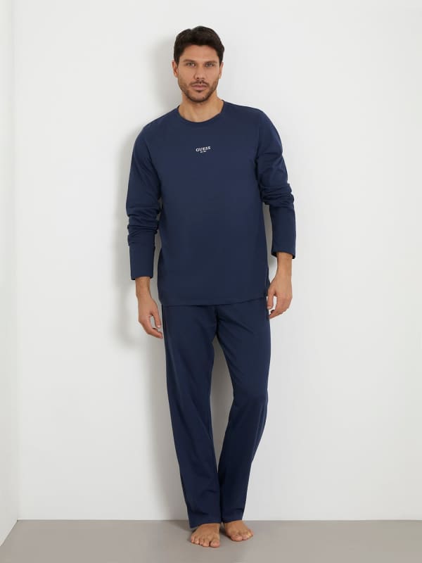 Pyjama-Set Mit Elastischem Logo-Bund