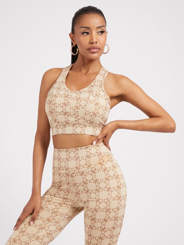 

Спортивный Бюстгальтер Принт-Логотип