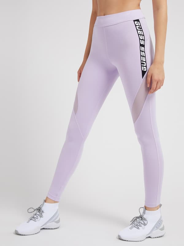 Guess Logo Tape Microfiber Leggings