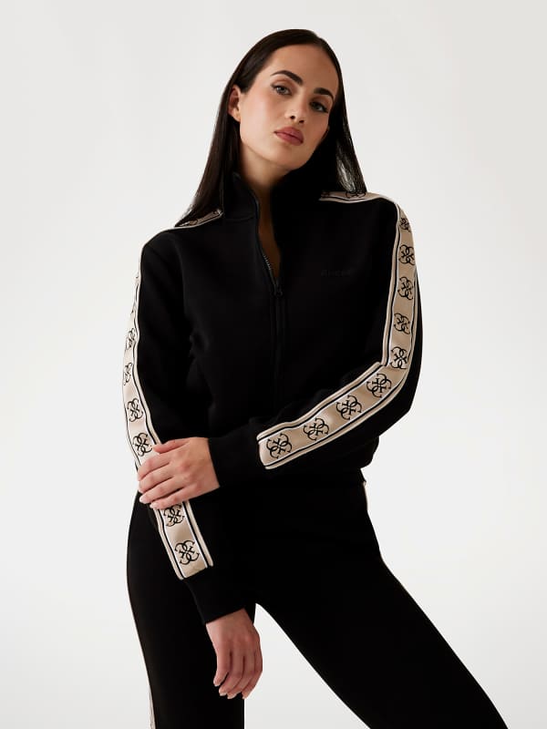 Sweatshirt Mit Seitlichem Logo-Tape