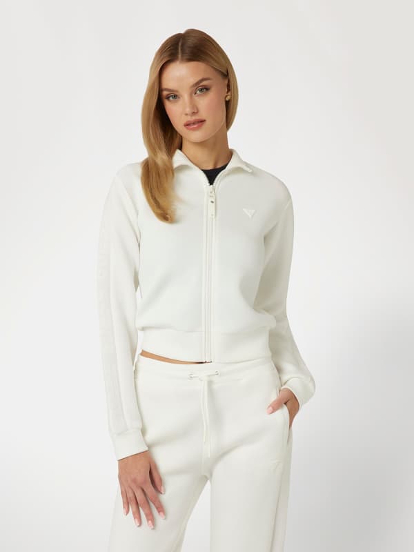 Sweatshirt Mit Seitlichem Logo-Band