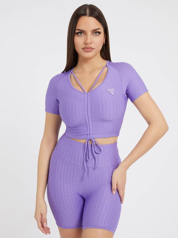 

Спортивный Кроп-Топ С Завязками