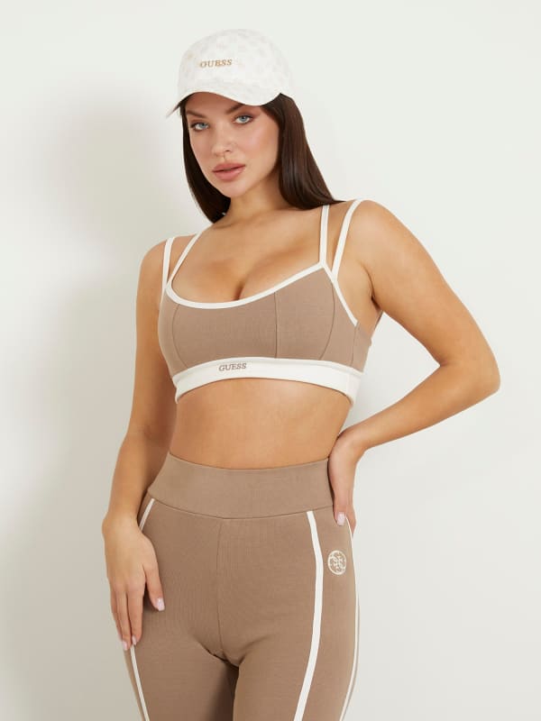Brassière Sport Maille Côtelée