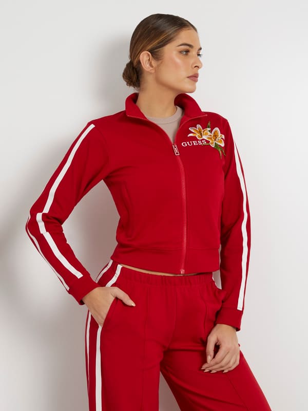 Sweat-Shirt Broderie Florale