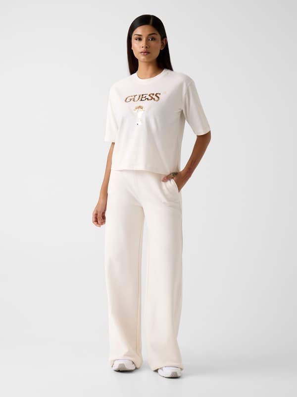  Guess Boxy T-shirt Mit Logo 