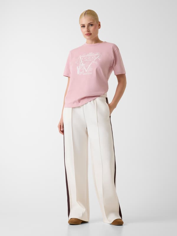  Guess T-shirt Mit Dreieck-logo 