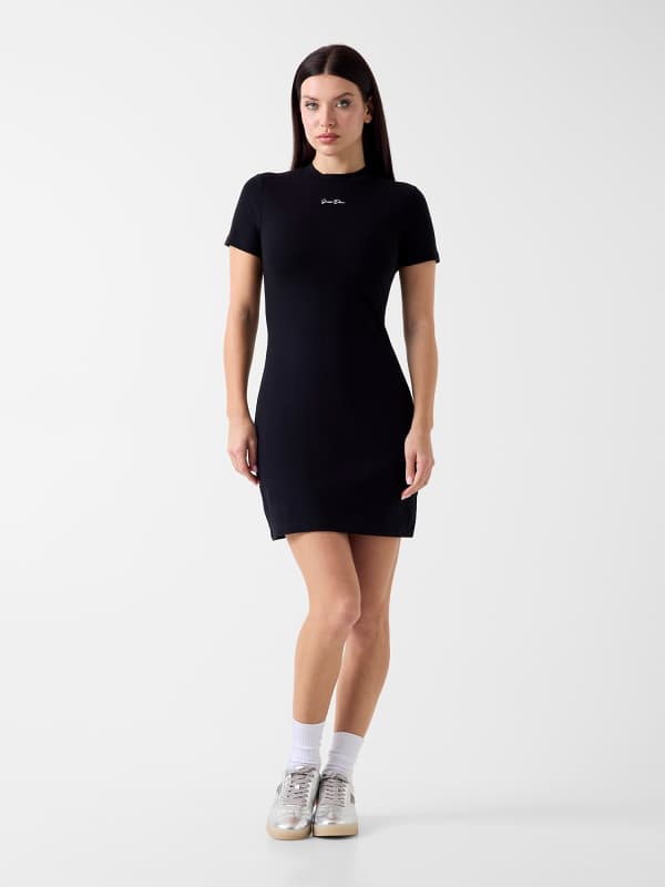  Guess Besticktes Logo Mini Dress 