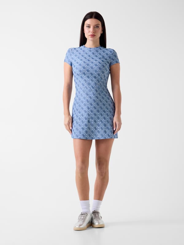  Guess 4g Logo Mini Dress 