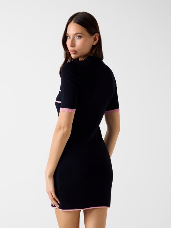  Guess Polo Mini Pullover Dress 