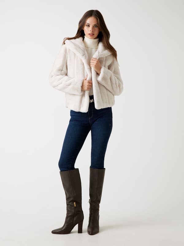  Guess Jacke Kunstfell 