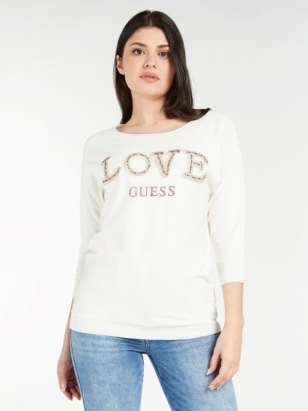 

Джемпер С Надписью Спереди