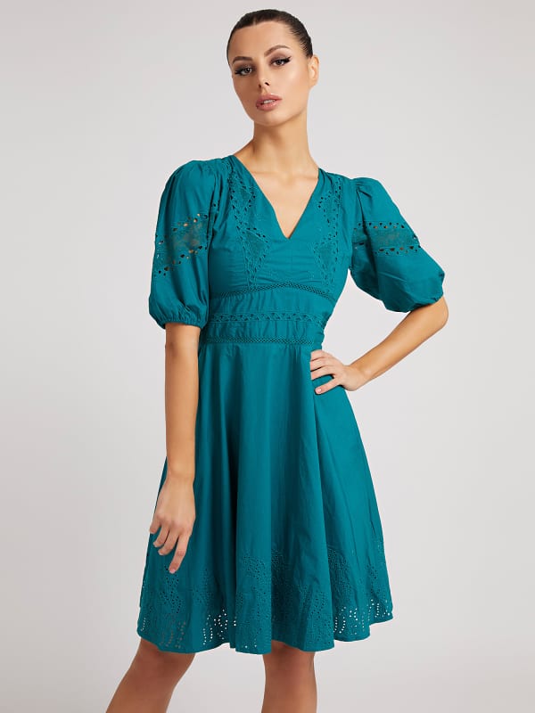 

Хлопковое Платье С Вышивкой