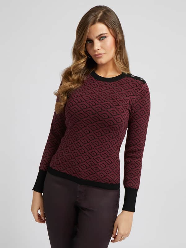 

Джемпер С Узором Из Логотипов