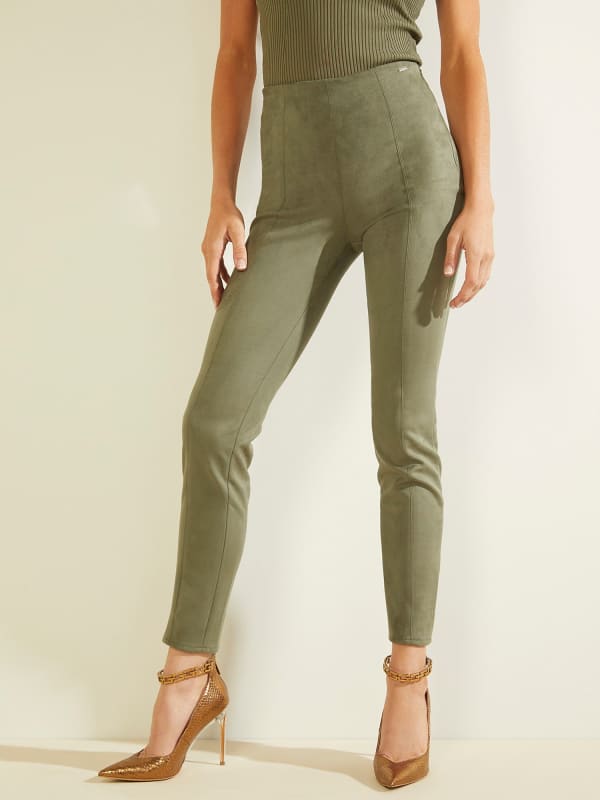 

Легинсы Из Искусственной Замши