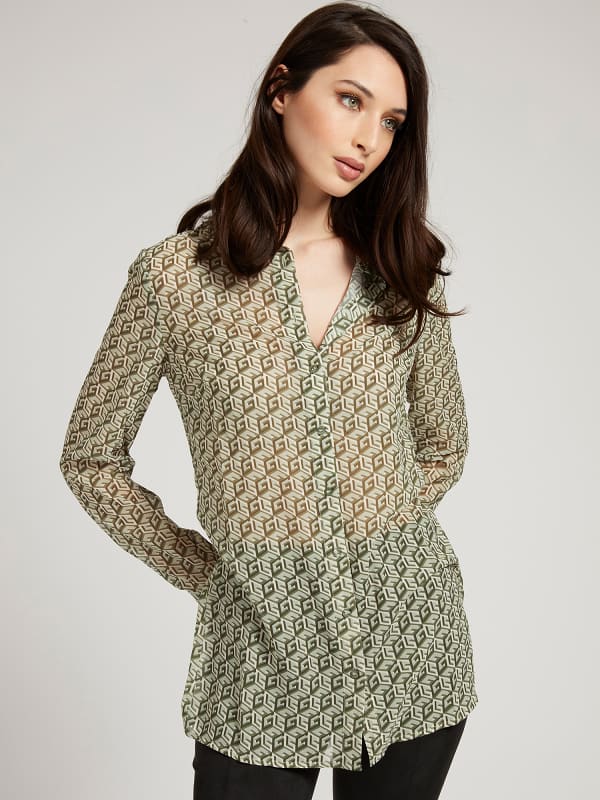 

Рубашка Сплошной Принт