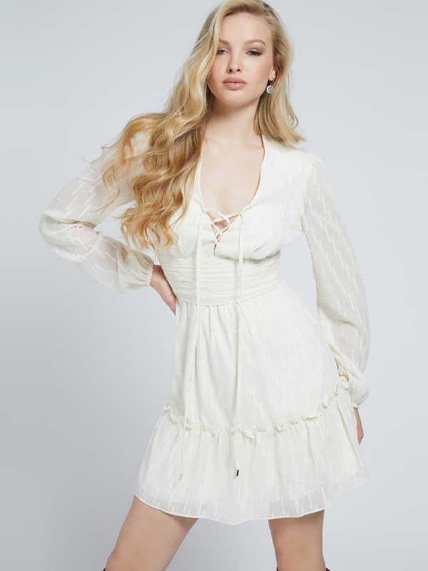 

Платье Шифон Расклешенный Низ