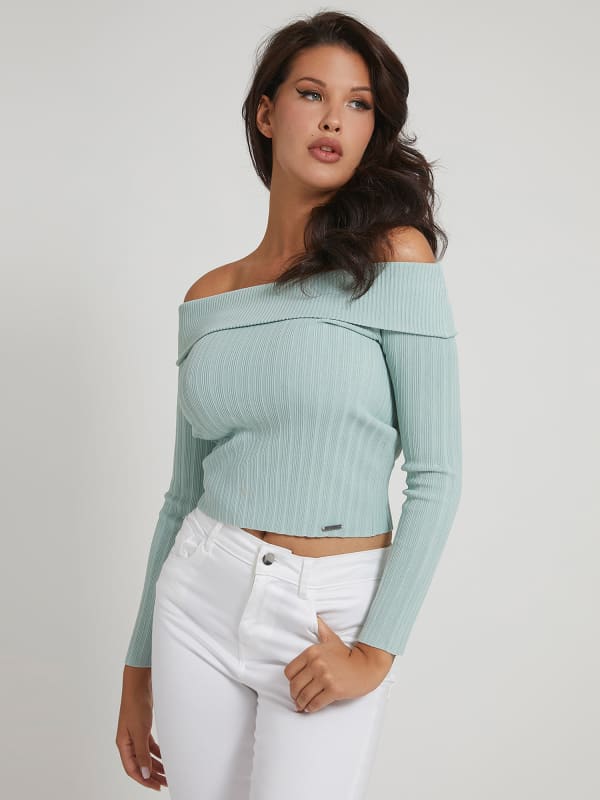 

Джемпер Открытые Плечи