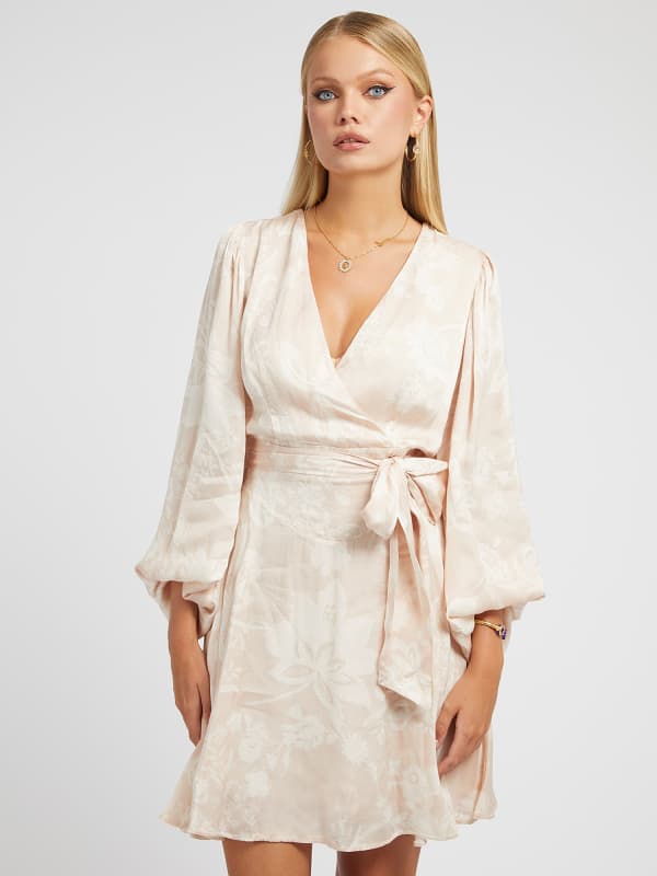 

Платье С Запахом Цветочный Принт