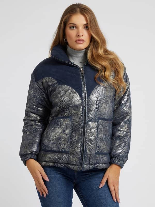 

Куртка Натуральная Кожа Принт Пейсли