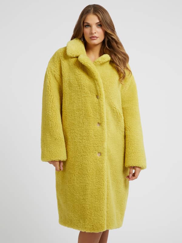 Пальто Искусственный Мех Guess