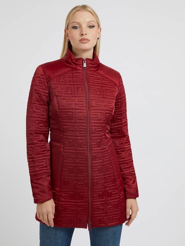 

Длинная Куртка Вышитый Логотип