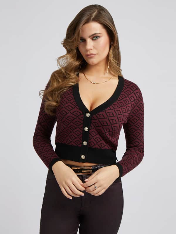 

Жаккардовый Трикотажный Кардиган