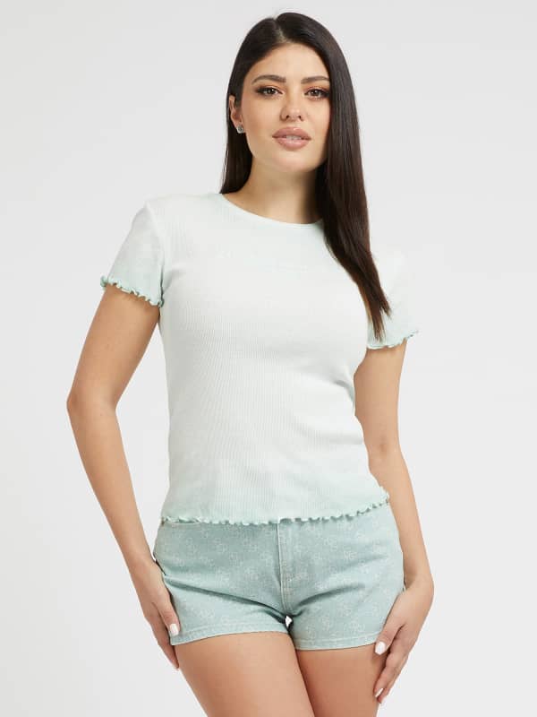 

Футболка Рубчик Вышитый Логотип