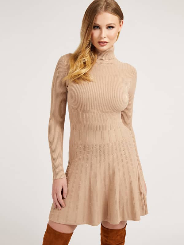 Strickkleid Turtleneck