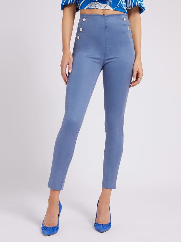 Pantalon Boutons Apparents