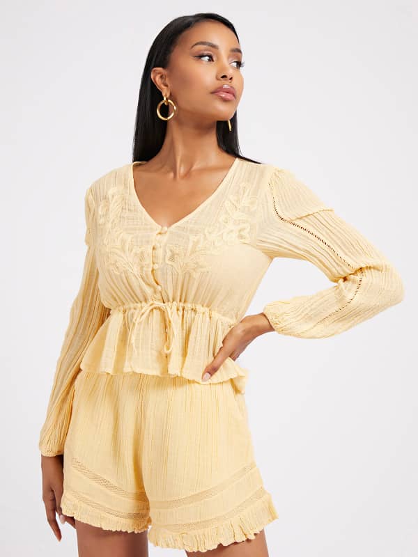 

Плиссированная Блузка